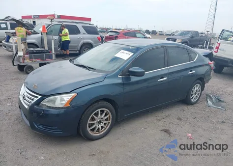 2015 Nissan Sentra Fe+ S/S/Sl/Sr/Sv z USA, uszkodzony, nr VIN 3N1AB7AP4FY253326